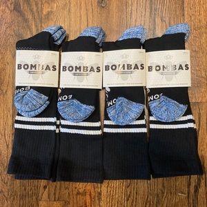 4 New Pairs Bombas Compression Socks Size Small